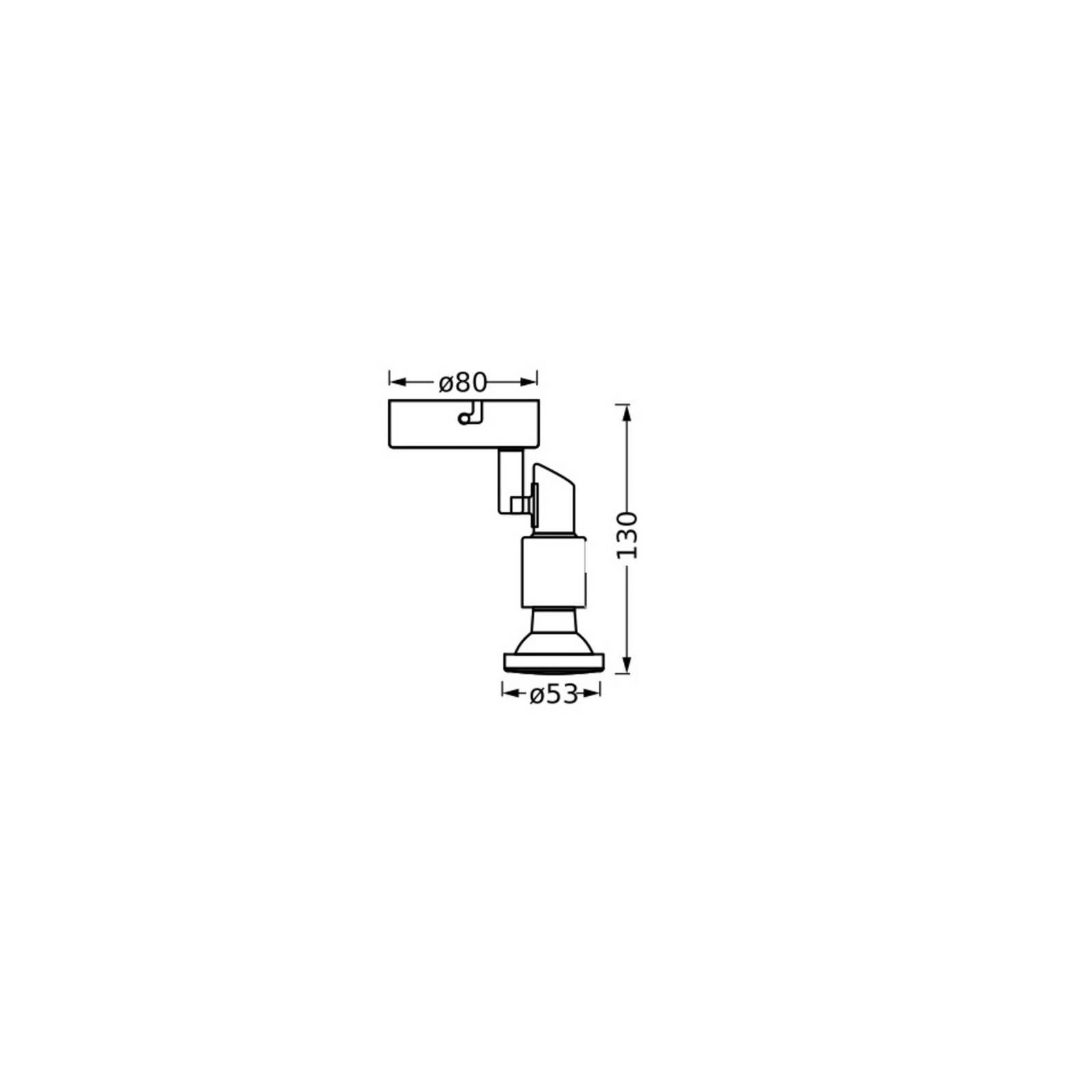 OSRAM Deckenstrahler, weiß, 1-flg., Metall, GU10-LED 927 dim OSRAM Deckenstrahler, weiß, 1-flg., Metall, GU10-LED 927 dim von Osram