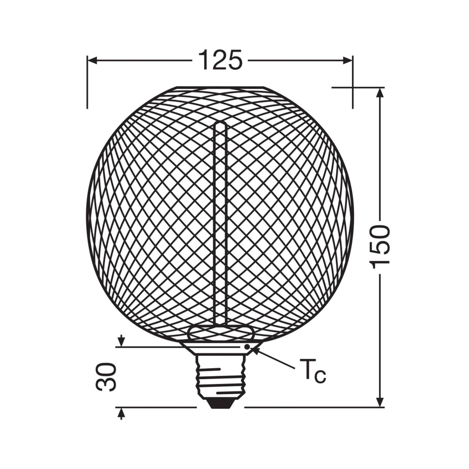 OSRAM Decor LED Straw Filament Globe E27 3,5W gold 1.800K OSRAM Decor LED Straw Filament Globe E27 3,5W gold 1.800K von Osram