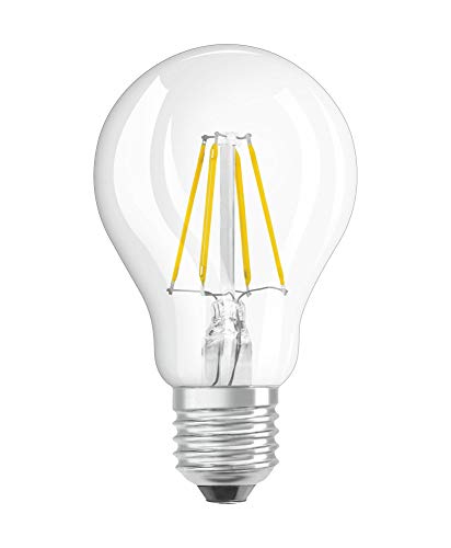 OSRAM Dimmbare Filament LED Lampe mit E27 Sockel, Kaltweiss (4000K), klassische Birnenform, 12W, Ersatz für 100W-Glühbirne, klar, LED Retrofit CLASSIC A DIM von Osram
