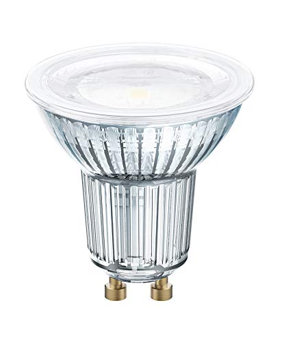 OSRAM Dimmbare PAR16 LED Reflektorlampe mit GU10 Sockel, Kaltweiss (4000K), Glas Spot, 7.9W, Ersatz für 51W-Reflektorlampe, LED SUPERSTAR PAR16 von Osram