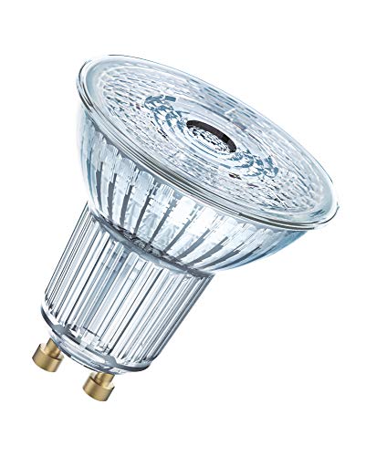 OSRAM Dimmbare PAR16 LED Reflektorlampe mit GU10 Sockel, Warmweiss (2700K), Glas Spot, 3.7W, Ersatz für 35W-Reflektorlampe, LED SUPERSTAR PAR16 von Osram