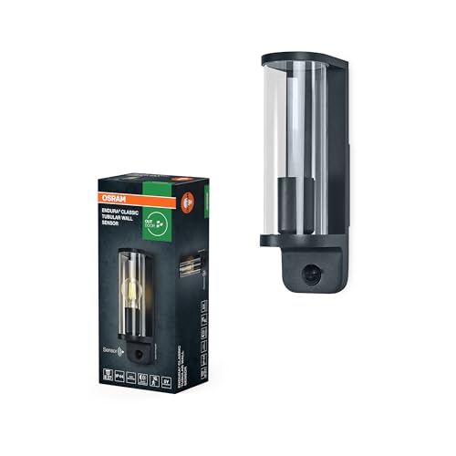 OSRAM ENDURA CLASSIC TUBULAR Wall Sensor E27 IP44 Dark Grey von Osram