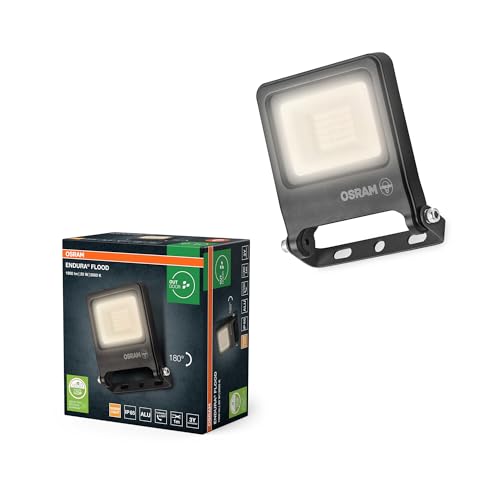 OSRAM ENDURA FLOOD PC 20W LED-Fluter, 3000K warmweiß, 1800 Lumen, IP65 Flutlicht mit Recycling-Aluminium, 110° Abstrahlwinkel, 90 lm/W, Grau OSRAM ENDURA FLOOD PC 20W LED-Fluter, 3000K warmweiß, 1800 Lumen, IP65 Flutlicht mit Recycling-Aluminium, 110° Abstrahlwinkel, 90 lm/W, Grau von Osram