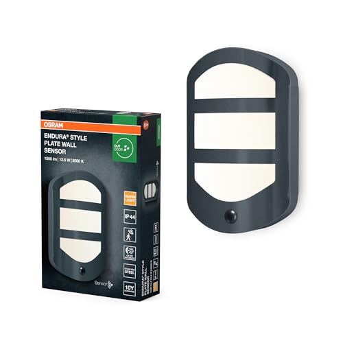 OSRAM ENDURA STYLE PLATE Wall Sensor 12.5W Dark Grey OSRAM ENDURA STYLE PLATE Wall Sensor 12.5W Dark Grey von Osram