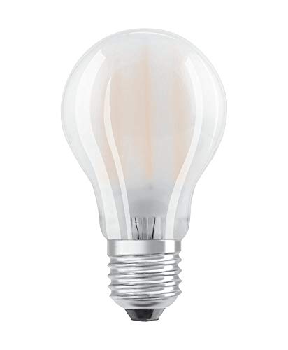 OSRAM Filament LED Lampe mit E27 Sockel, Kaltweiss (4000K), klassiche Birnenform, 7.5W, Ersatz für 75W-Glühbirne, matt, LED Retrofit CLASSIC A von Osram