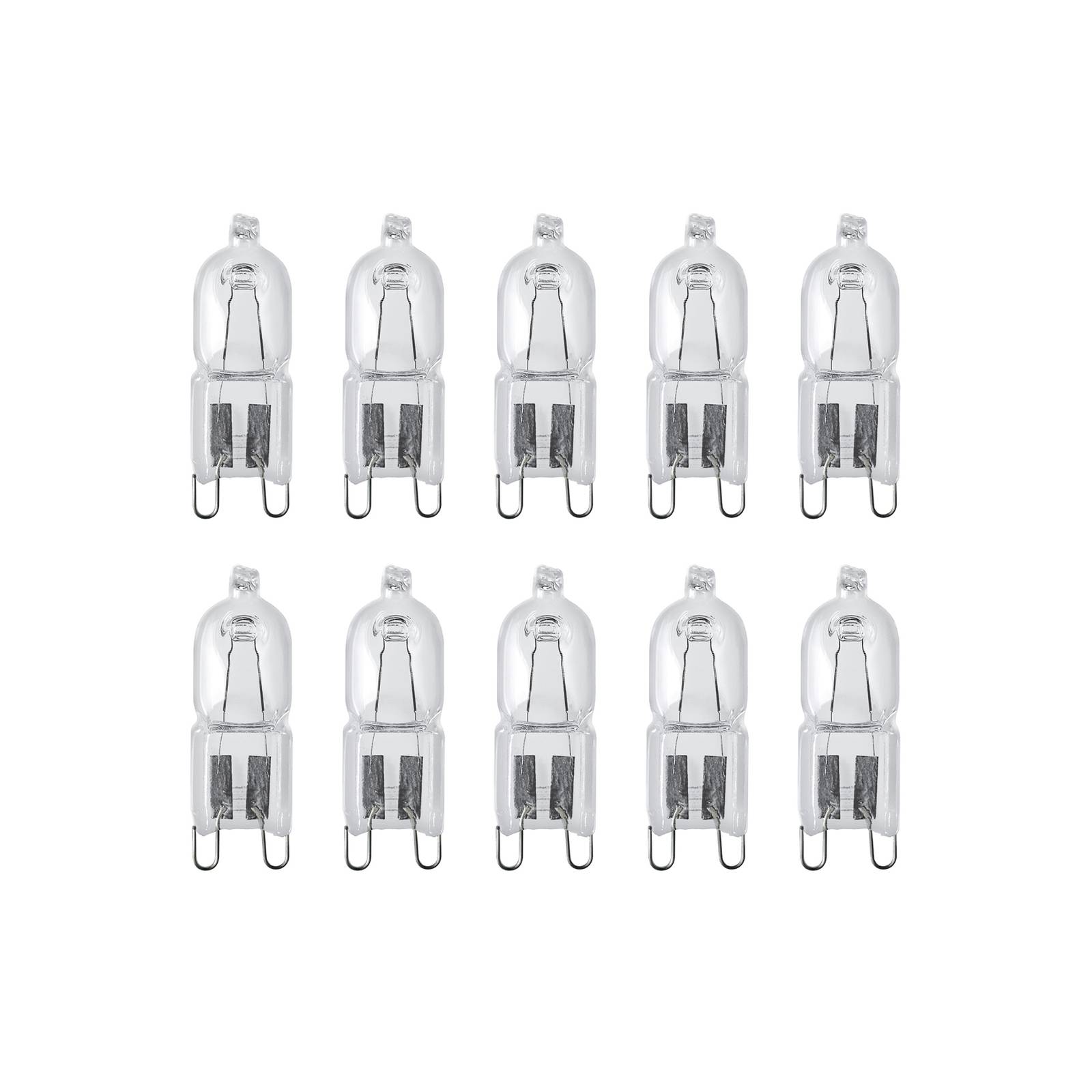 Halogen-Lampe Halopin G9 48W klar 2.000 h 10er-Set von Osram
