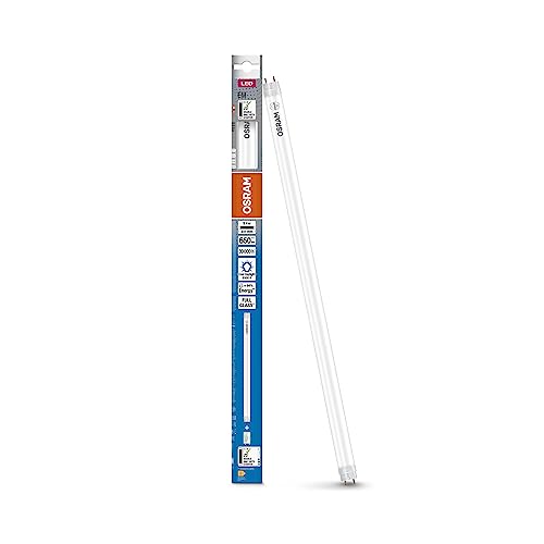 OSRAM Kosteneffiziente LED-Röhren für elektromagnetische Vorschaltgeräte, 5.4 W, G13, Tube, double-ended, 6500 K, LEAD FREE Glas, Kaltes Tageslicht, 8-er Pack von Osram