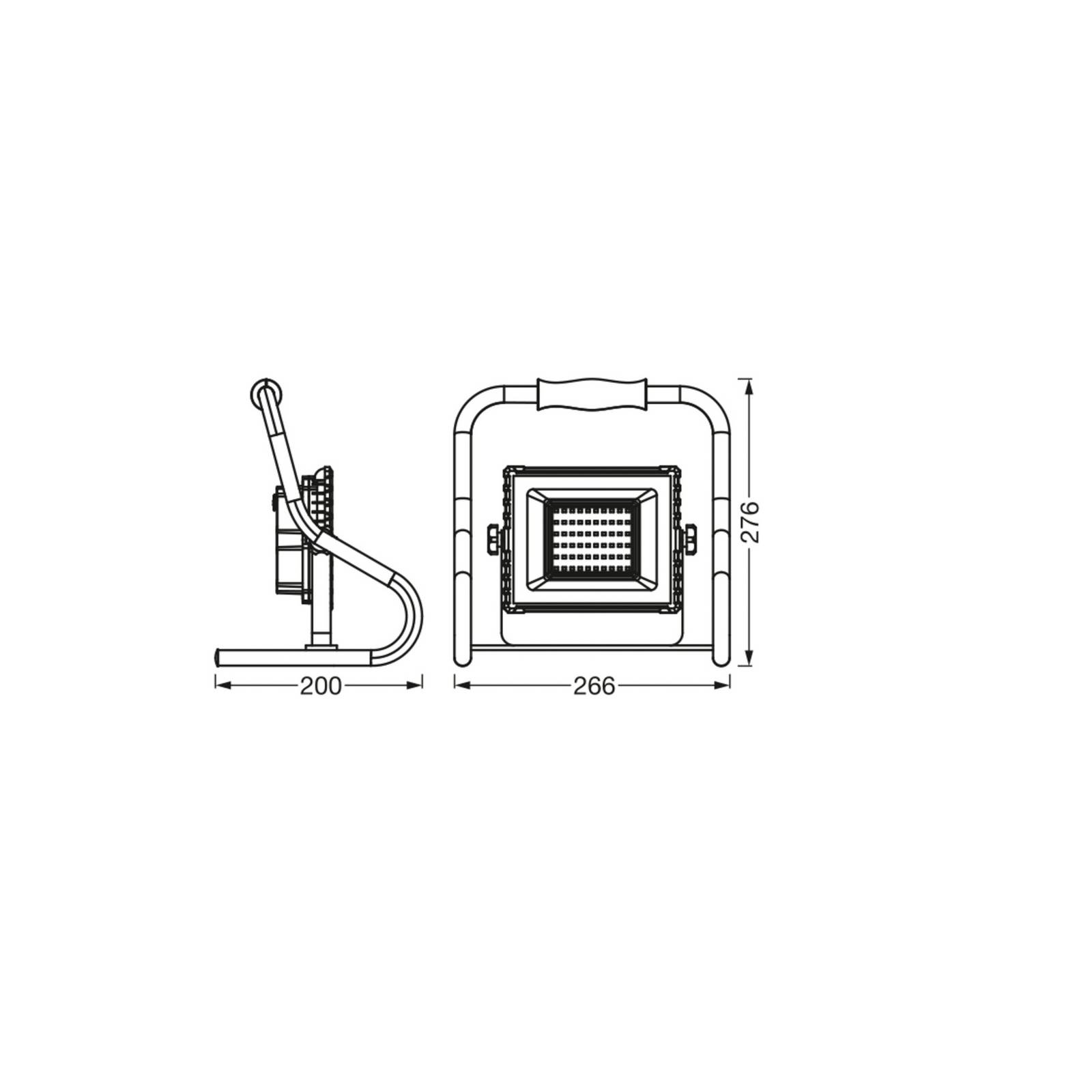 OSRAM LED-Akku-Arbeitsleuchte, 20 W, orange, IP44, 4.000 K OSRAM LED-Akku-Arbeitsleuchte, 20 W, orange, IP44, 4.000 K von Osram