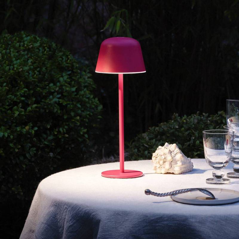 OSRAM LED-Akku-Tischlampe ENDURA STYLE magenta 30cm IP44 CCT von Osram