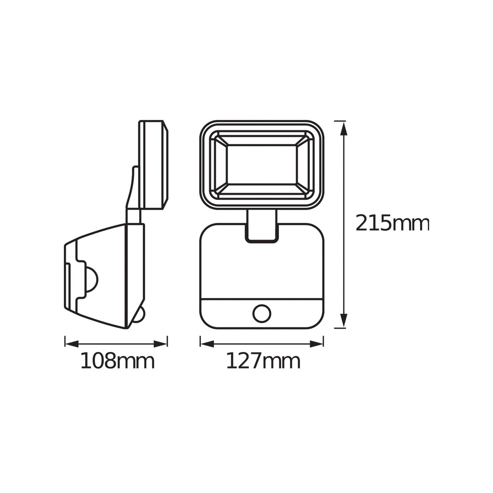 OSRAM LED-Außenstrahler DOUBLE 1-flg schwarz Sensor Batterie OSRAM LED-Außenstrahler DOUBLE 1-flg schwarz Sensor Batterie von Osram