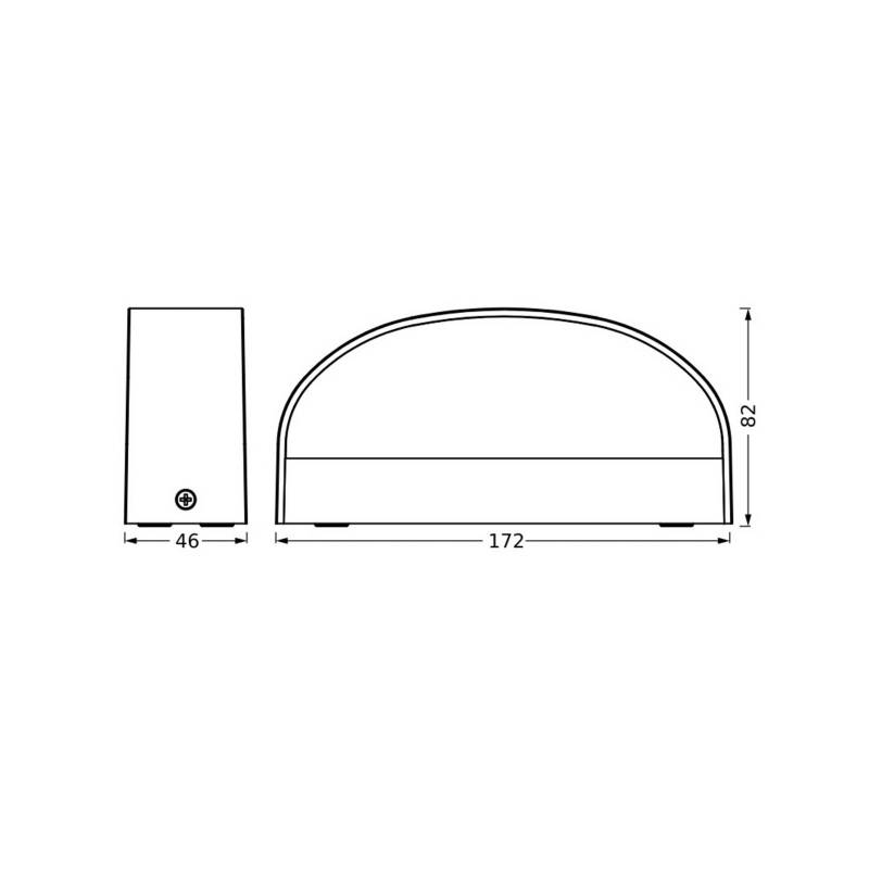 OSRAM LED-Außenwandlampe ENDURA STYLE ILAY, dunkelgrau, IP65 OSRAM LED-Außenwandlampe ENDURA STYLE ILAY, dunkelgrau, IP65 von Osram