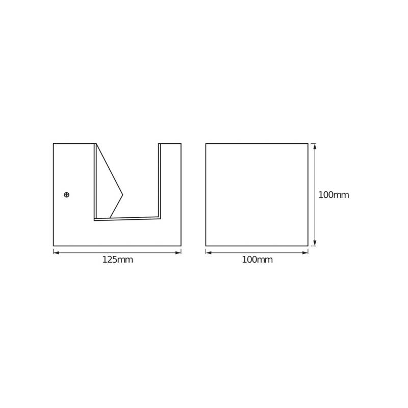 OSRAM LED-Außenwandlampe ENDURA STYLE PYRAMID Edelstahl IP44 von Osram