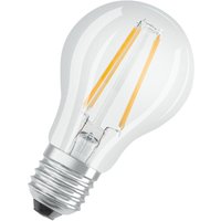 Osram - LED-Lampe, Sockel: E27, Warm White, 2700 k, 7 w, Ersatz für 60-W-Glühbirne, klar, led base classic a von Osram