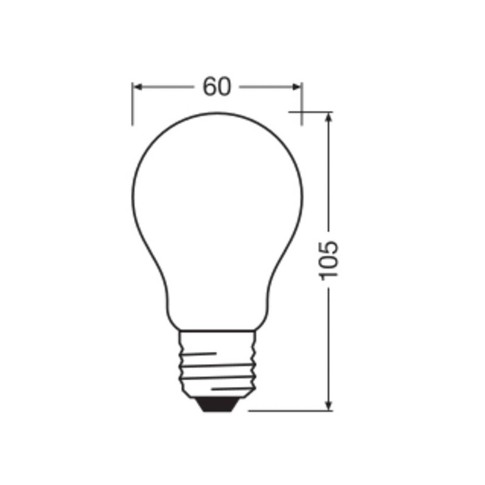 OSRAM LED Classic, matt, E27, 2,2 W, 470 lm, 4.000 K, A40 von Osram