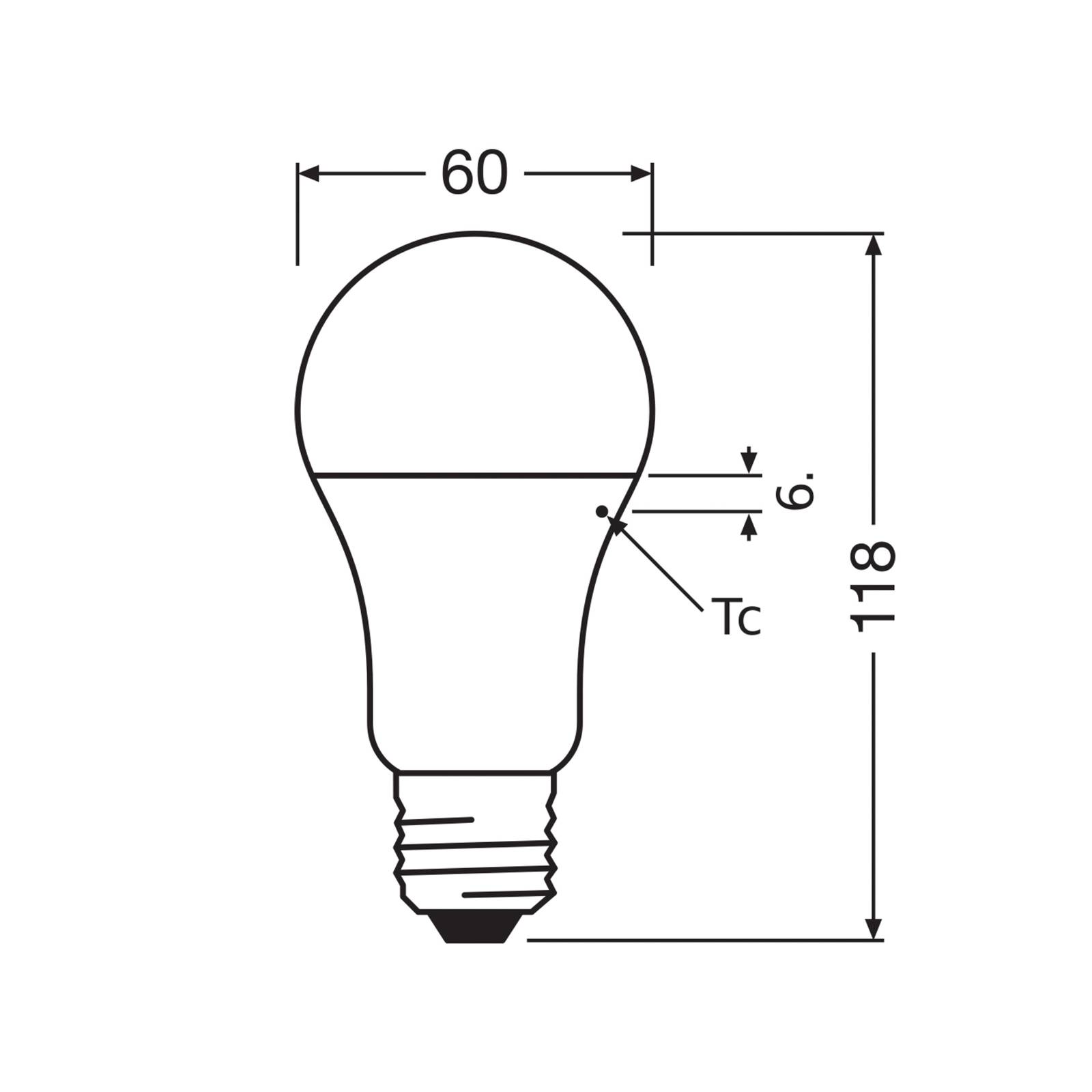 OSRAM LED Classic Star, matt, E27, 14 W, 2.700 K, 1.521 lm von Osram