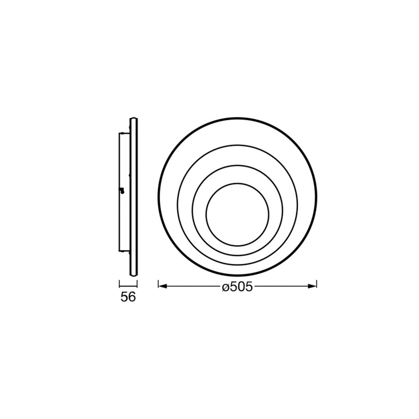 OSRAM LED-Deckenlampe ORBIS SPIRAL ROUND, Ø 51 cm, weiß 42 W OSRAM LED-Deckenlampe ORBIS SPIRAL ROUND, Ø 51 cm, weiß 42 W von Osram