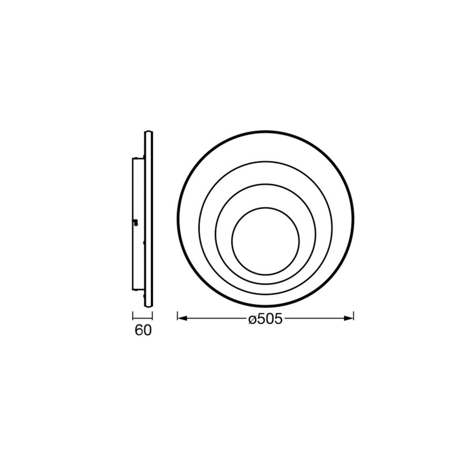 OSRAM LED-Deckenlampe ORBIS SPIRAL ROUND Ø 52cm weiß up/down OSRAM LED-Deckenlampe ORBIS SPIRAL ROUND Ø 52cm weiß up/down von Osram