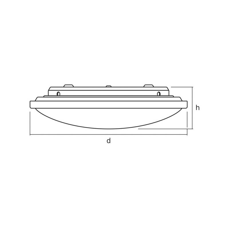 OSRAM LED-Deckenleuchte ORBIS, Ø 31 cm, CCT, weiß von Osram