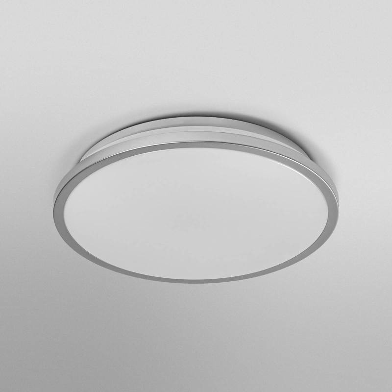 OSRAM LED-Deckenleuchte ORBIS DUBLIN, Ø 30 cm, silber Metall von Osram