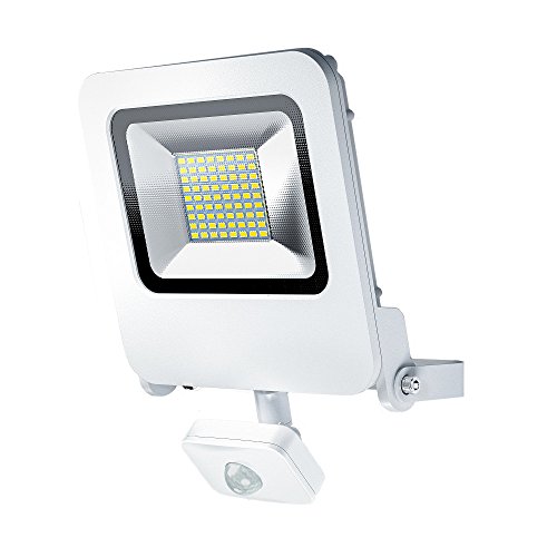 Osram LED Endura Flood Sensor Fluter, für Außenanwendungen, integrierter Bewegungssensor, Warmweiß, 257, 0 mm x 201, 0 mm x 63, 0 mm von Osram