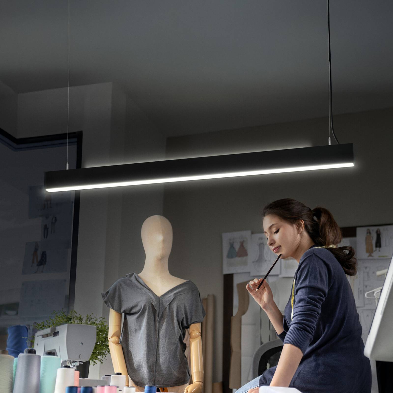 OSRAM LED-Hängelampe Office line Cuboid schwarz 4.000 K DIM OSRAM LED-Hängelampe Office line Cuboid schwarz 4.000 K DIM von Osram