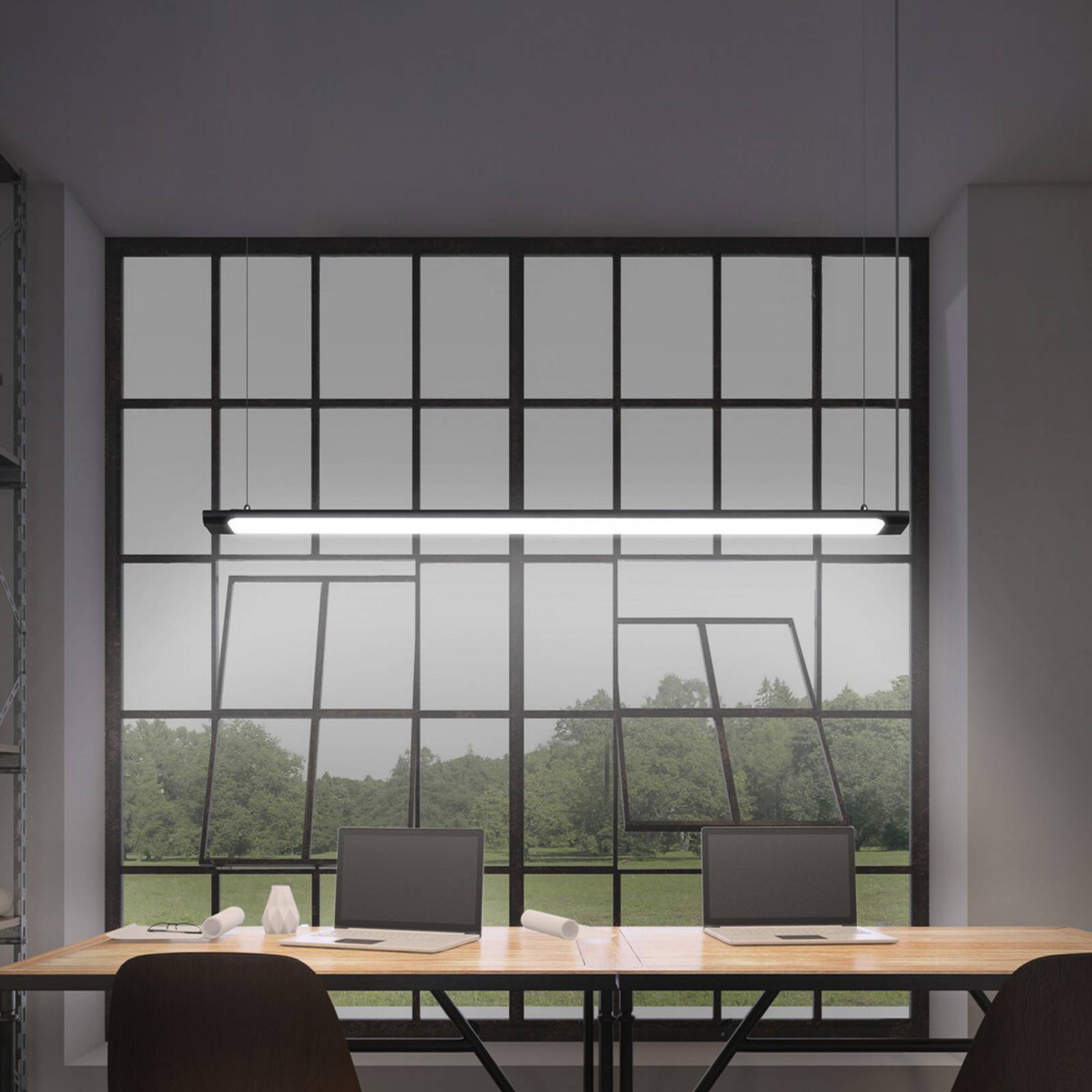 OSRAM LED-Hängeleuchte Office line Slab schwarz 4.000 K DIM OSRAM LED-Hängeleuchte Office line Slab schwarz 4.000 K DIM von Osram