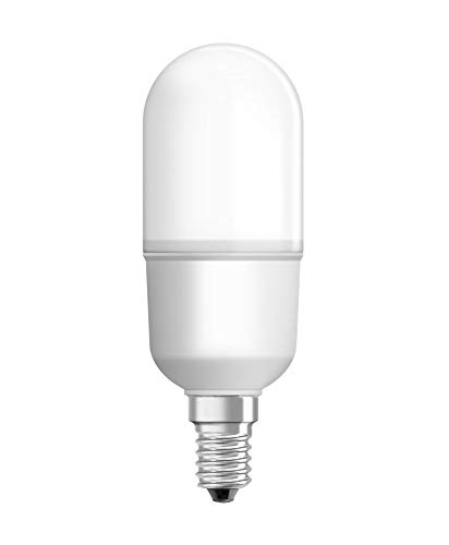 OSRAM LED Lampe mit E14 Sockel, Warmweiss (2700K), Stabform, 8W, Ersatz für 60W-Glühbirne, matt, LED STAR STICK von Osram