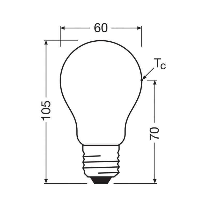 OSRAM LED-Leuchtmittel Birne E27 7,2W matt 4.000K 1521lm 2er OSRAM LED-Leuchtmittel Birne E27 7,2W matt 4.000K 1521lm 2er von Osram