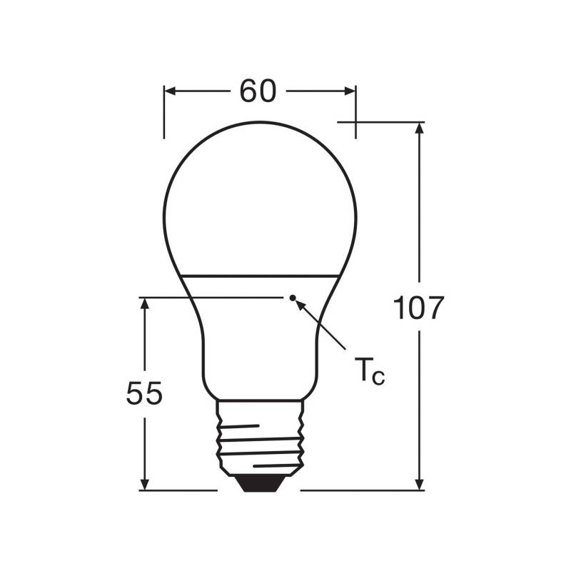OSRAM LED-Leuchtmittel Birne opal E27 8W 827 6er-Pack OSRAM LED-Leuchtmittel Birne opal E27 8W 827 6er-Pack von Osram