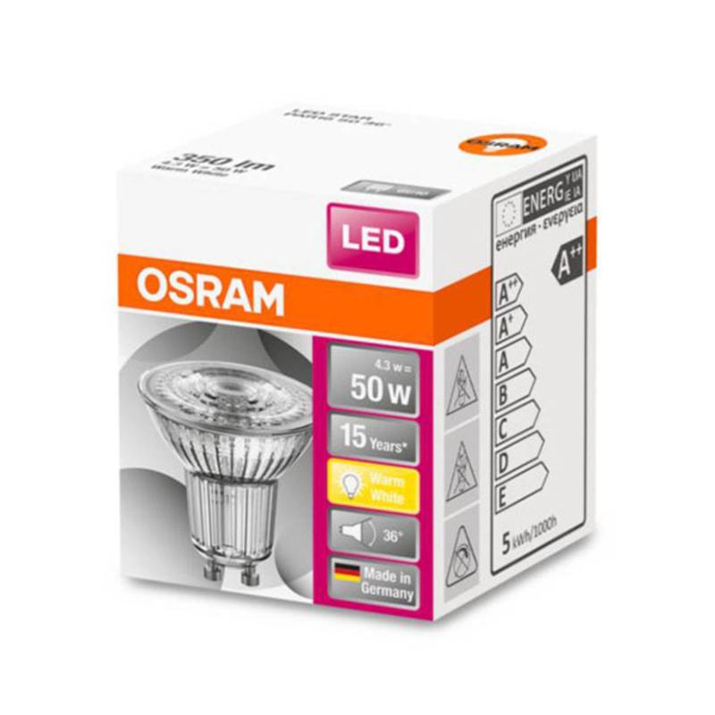 OSRAM LED-Reflektor Star GU10 4,3W warmweiß 36° von Osram
