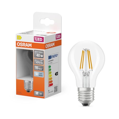 OSRAM LED Retrofit CLASSIC A 3.4W 840 Clear E27 von Osram