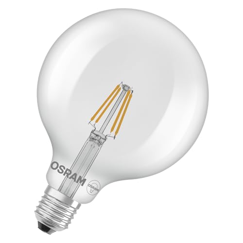 OSRAM LED-Lampe Star Globe G125 40 Filament, 2700 K warmweiß, 3,4 W, E27, klar, 470 lm, 15.000h, für Pendelleuchten, große Ballform OSRAM LED-Lampe Star Globe G125 40 Filament, 2700 K warmweiß, 3,4 W, E27, klar, 470 lm, 15.000h, für Pendelleuchten, große Ballform von Osram