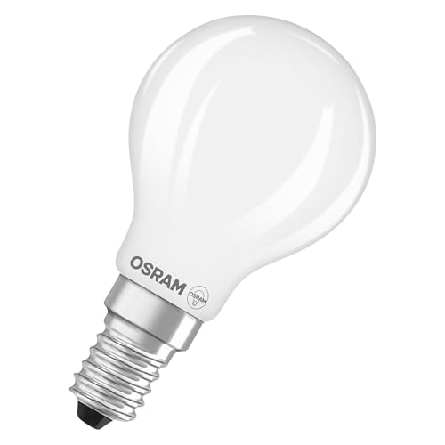 OSRAM LED-Lampe Star Miniballform P25 Filament, 2700 K warmweiß, 1,8 W, E14, matt, 250 lm, 15.000h, für Tisch- und Pendelleuchten, blendfrei OSRAM LED-Lampe Star Miniballform P25 Filament, 2700 K warmweiß, 1,8 W, E14, matt, 250 lm, 15.000h, für Tisch- und Pendelleuchten, blendfrei von Osram