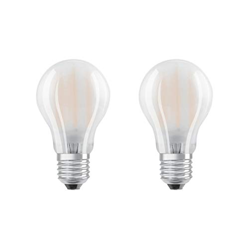 OSRAM LED STAR CLASSIC A 40 FS Warmweiss Filament Matt E27 Gluehlampe Doppelpack von Osram