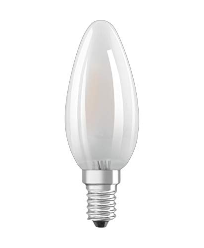 OSRAM LED STAR CLASSIC B 25 FS Kaltweiss Filament Matt E14 Kerze von Osram