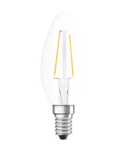 OSRAM LED STAR CLASSIC B 25 FS Warmweiss Filament Klar E14 Kerze von Osram