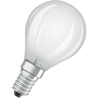 Osram - Filament led Lampe mit E14 Sockel, Kaltweiss (4000K), Tropfenform, 4W, Ersatz für 40W-Glühbirne, matt, led Retrofit classic p von Osram