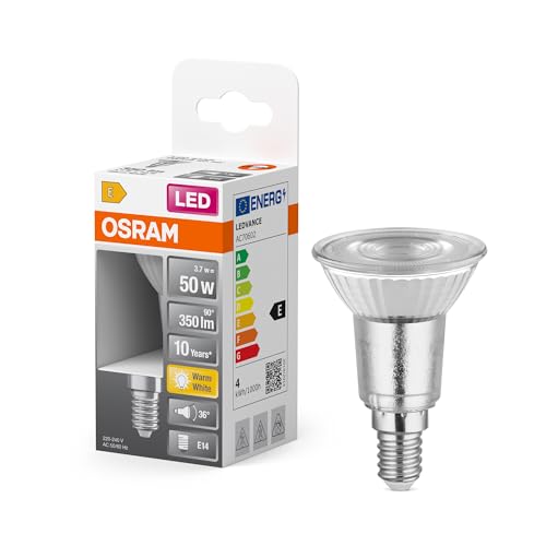 OSRAM LED-Spot Reflektor Star PAR16 50,2700 K warmweiß, 3,7 W, E14,36°, 350 lm, 15.000h, für Spotbeleuchtung, Akzentlicht, kleine Fassung, Vitrinen von Osram