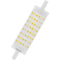 Dimmbare led Stablampe mit R7s Sockel, LED-Röhre mit 15W, Ersatz für 125W-Glühbirne, Warmweiss (2700K) - Osram von Osram