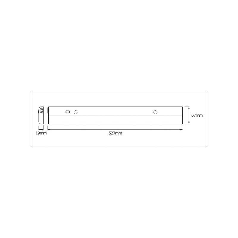 OSRAM LED-Sensor-Unterbauleuchte LINEAR FLAT, 3.000 K silber OSRAM LED-Sensor-Unterbauleuchte LINEAR FLAT, 3.000 K silber von Osram