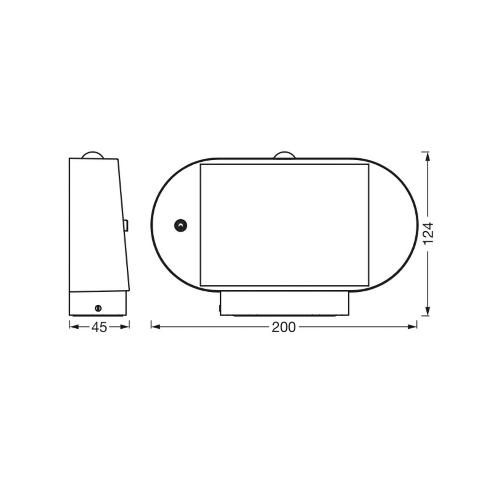 OSRAM LED-Sensor-Wandlampe ENDURA STYLE SOLAR OVAL 20 cm 830 OSRAM LED-Sensor-Wandlampe ENDURA STYLE SOLAR OVAL 20 cm 830 von Osram
