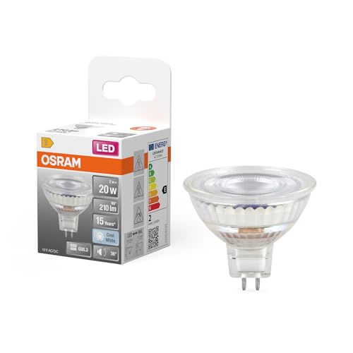 OSRAM LED-Spot Reflektor Star MR16 20,4000 K neutralweiß, 2 W, GU5.3, 36°, 210 lm, 15.000h, Niedervolt, für Spotbeleuchtung, Akzentlicht OSRAM LED-Spot Reflektor Star MR16 20,4000 K neutralweiß, 2 W, GU5.3, 36°, 210 lm, 15.000h, Niedervolt, für Spotbeleuchtung, Akzentlicht von Osram