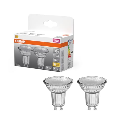 OSRAM LED-Spot Reflektor Star PAR16 35,2700 K warmweiß, 2,4 W, GU10, 36°, 230 lm, 15.000h, für Spotbeleuchtung, Akzentlicht, Vitrinen, Schaufenster OSRAM LED-Spot Reflektor Star PAR16 35,2700 K warmweiß, 2,4 W, GU10, 36°, 230 lm, 15.000h, für Spotbeleuchtung, Akzentlicht, Vitrinen, Schaufenster von Osram
