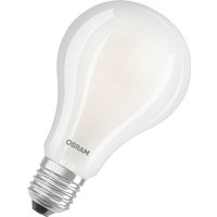 OSRAM LED Star Classic A200, matte Filament LED-Lampe in Birnenform, E27 Sockel, Warmweiß (2700K), 3452 Lumen, Ersatz für herkömmliche von Osram