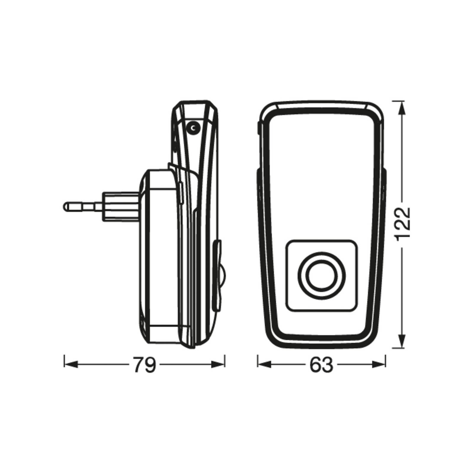 OSRAM LED-Steckdosennachtlicht LUNETTA TORCH weiß Akku mobil OSRAM LED-Steckdosennachtlicht LUNETTA TORCH weiß Akku mobil von Osram