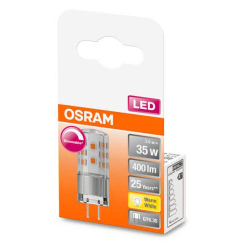 OSRAM LED-Stiftlampe GY6,35 4,5W 2.700 K dimmbar von Osram