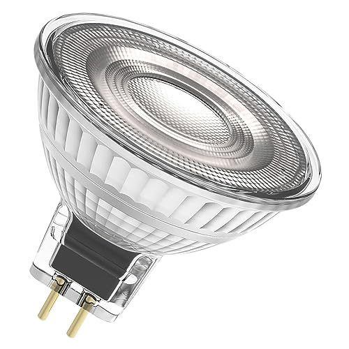 OSRAM LED SuperStar MR16 Dimmbare LED Lampe für GU5.3 Sockel, Reflektor-Lampe, GL, 345 Lumen, warmweiß (2700K), Ersatz für herkömmliche 35W Glühbirnen, 1er-Pack von Osram