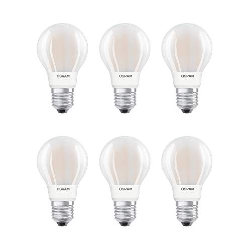 OSRAM LED Superstar Classic A, in Kolbenform mit E27-Sockel, Dimmbar, Ersetzt 100 Watt, Matt, Warmweiß - 2700 Kelvin, 6er-Pack von Osram