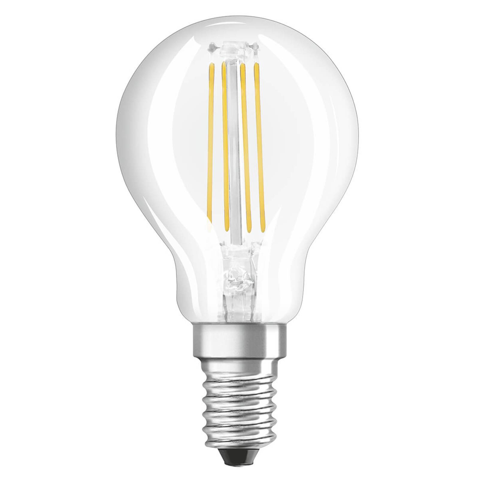 OSRAM LED-Tropfenlampe E14 4W, warmweiß, 470 Lumen von Osram