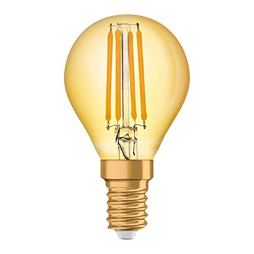 OSRAM LED Vintage Edition 1906, Sockel: E14, Nicht Dimmbar, Warmweiß, Filament Gold OSRAM LED Vintage Edition 1906, Sockel: E14, Nicht Dimmbar, Warmweiß, Filament Gold von Osram